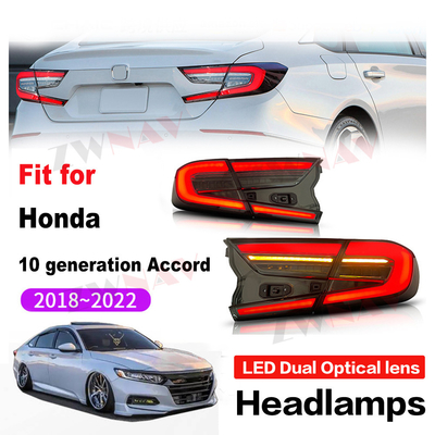 होंडा 11वीं पीढ़ी के सिविक एलईडी हेडलैम्प डुअल लेंस असेंबली मॉडिफिकेशन के लिए कार टेल लाइट 2022 मॉडल
