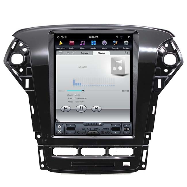 10.4 इंच पीएक्स 6 टेस्ला फोर्ड मोंडो एमके 4 हेड यूनिट एचडी 1080 पी कार जीपीएस हेड यूनिट: