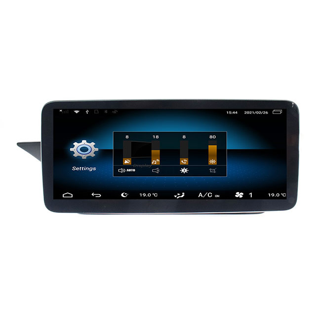 ब्लूटूथ 5.0 मर्सिडीज एंड्रॉइड हेड यूनिट 12.3 इंच 64GB कार रेडियो डीवीडी प्लेयर