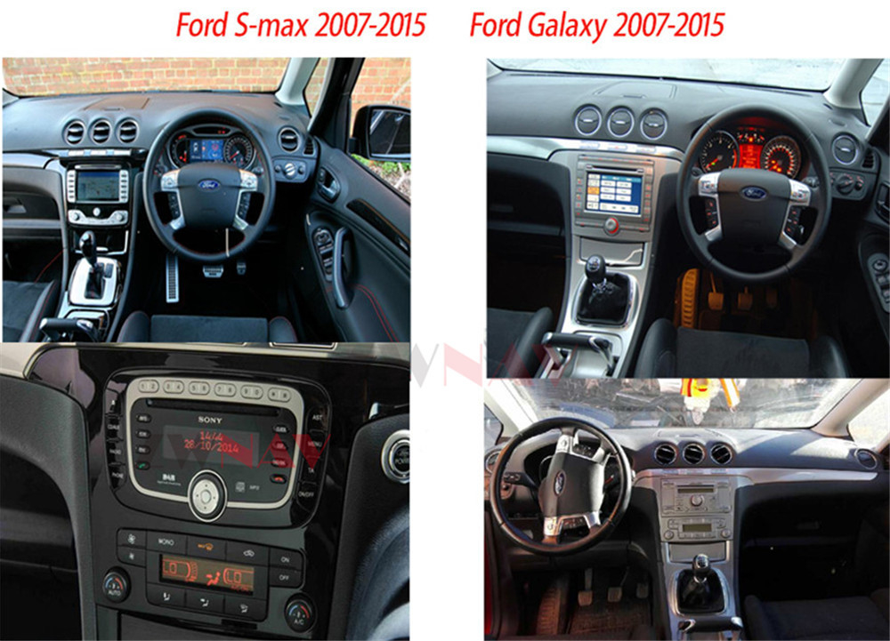 फोर्ड एस-मैक्स गैलेक्सी 2007-2015 के लिए रेडियो नेविगेशन कार स्टीरियो हेड यूनिट एंड्रॉइड 11 कारप्ले